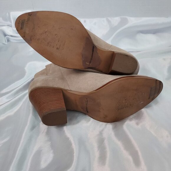 J Crew Eaton Pull On Suede Ankle Bootie Size 9.5 - Picture 4 of 6